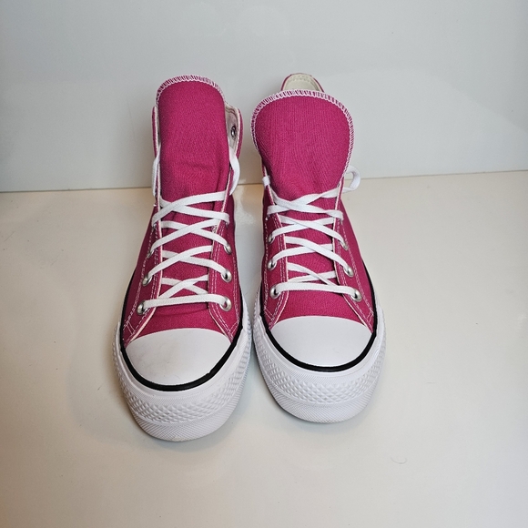 Converse Chuck Taylor All Star Lift Platform High Top Sneakers Pink Size 9.5 - Picture 2 of 11